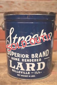 dp-230901-94 Streck / SUPERIOR BRAND LARD VINTAGE 4 LBS. CAN