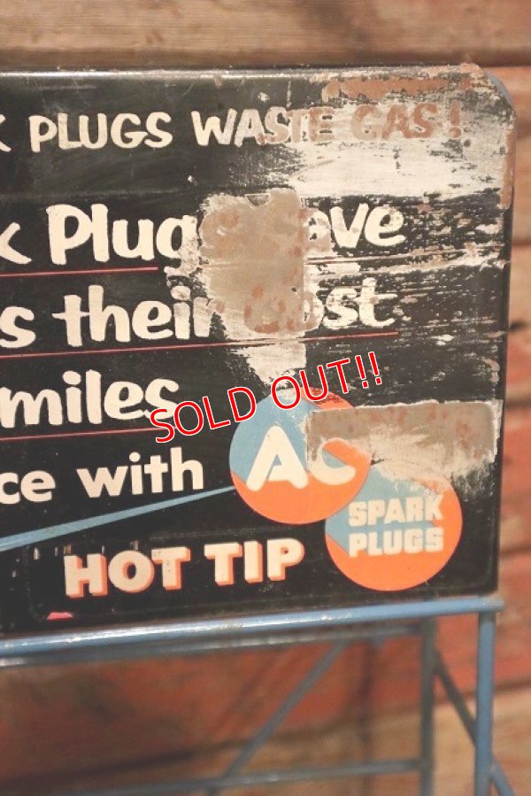 画像4: dp-230901-122 AC SPARK PLUGS / 1950's Store Display Rack