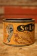 画像1: dp-230901-104 SO-LO / 1940's-1950's Rubber Bond Cement Can (1)