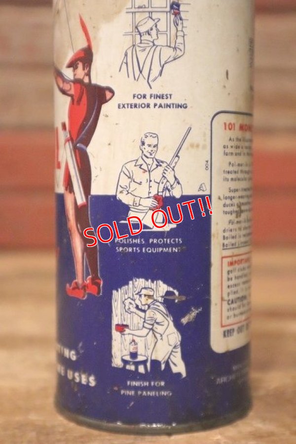 画像4: dp-230901-120 ARCHER / 1950's Pol-mer-ik LINSEED OIL CAN