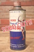 dp-230901-120 ARCHER / 1950's Pol-mer-ik LINSEED OIL CAN