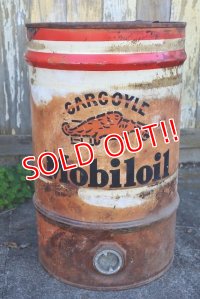 dp-230901-55 Mobiloil GARGOYLE / 1930's 100 POUNDS OIL CAN