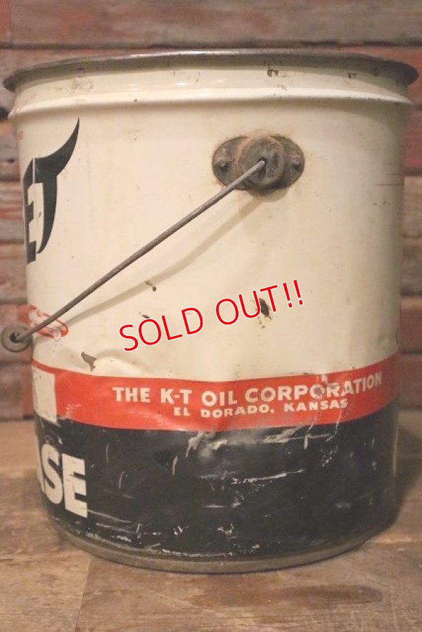 画像6: dp-230901-58 THE K-T OIL CORPOLATION / 1953 FLEET 35 POUNDS GREASE CAN 
