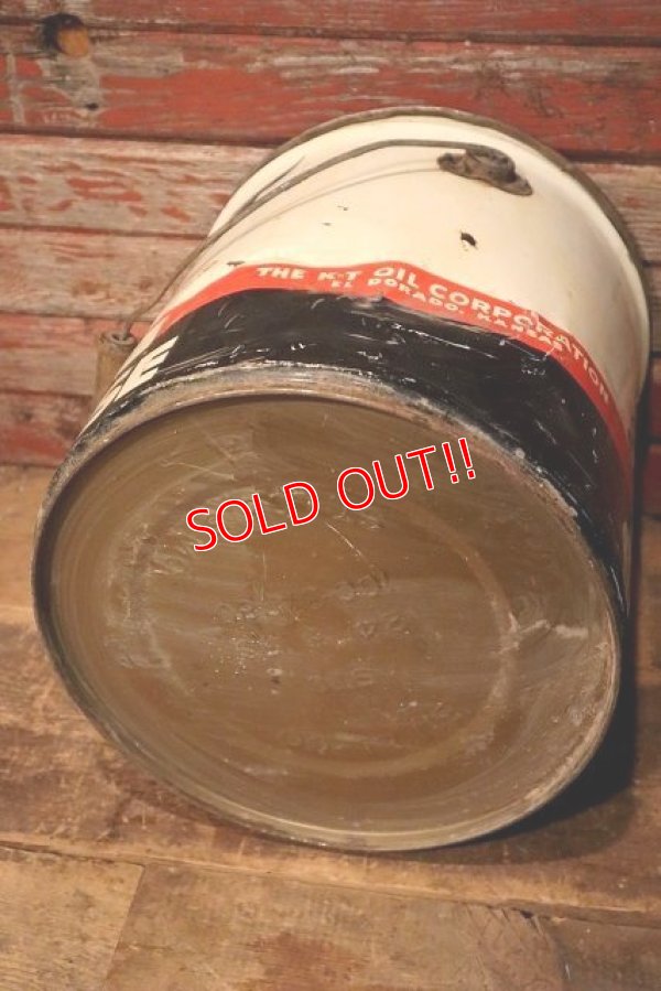 画像12: dp-230901-58 THE K-T OIL CORPOLATION / 1953 FLEET 35 POUNDS GREASE CAN 