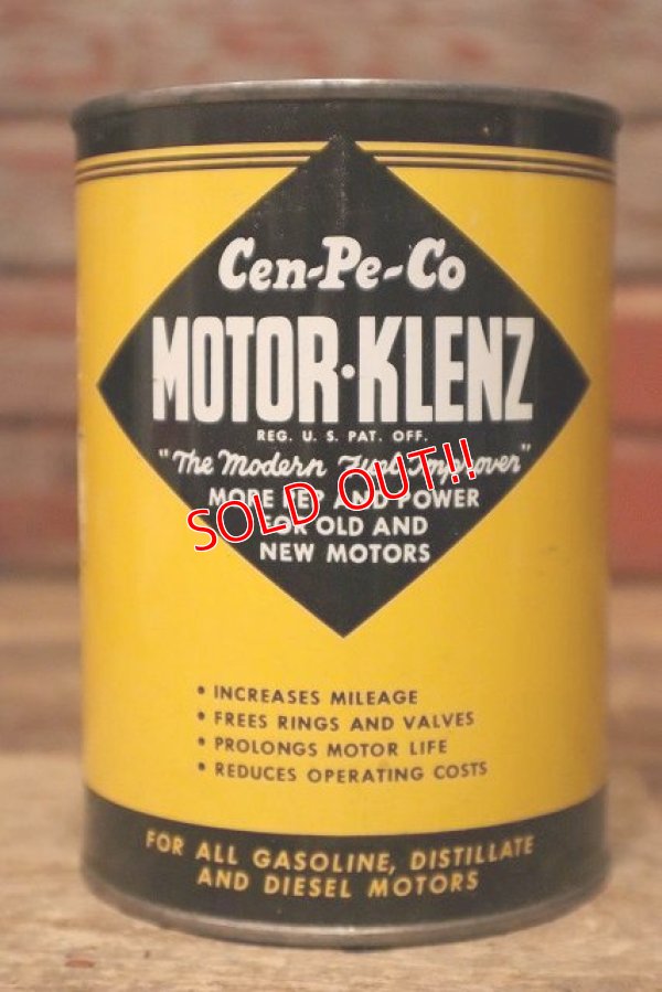 画像1: dp-230901-102 Cen-Pe-Co MOTOR KLENZ One U.S. Quart Can