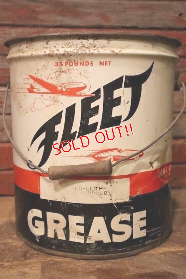 画像4: dp-230901-58 THE K-T OIL CORPOLATION / 1953 FLEET 35 POUNDS GREASE CAN 