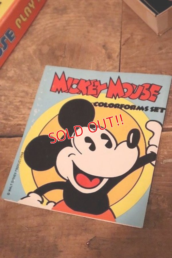 画像8: ct-230301-102 Disney / COLORFORMS INC. 1970's MICKEY MOUSE COLORFORMS SET