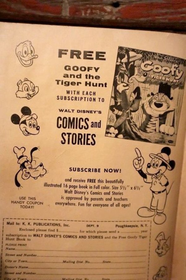 画像2: ct-220401-01 WALT DISNEY'S COMICS and STORIES / DELL 1960 Comic