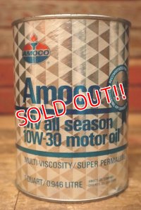 dp-230901-120 AMOCO / 10W-30 One U.S. Quart Motor Oil Can