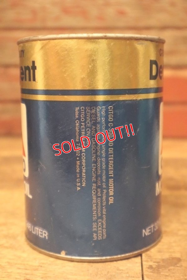 画像4: dp-230901-120 CITGO / C-300 Heavy Duty Detergent U.S. Quart Motor Oil Can