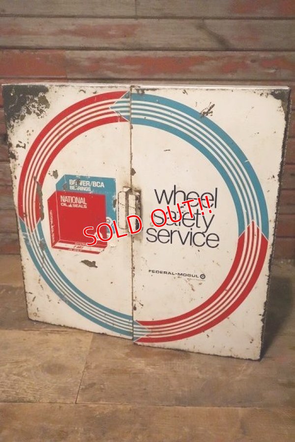 画像1: dp-230901-42 FEDERAL MOGUL / wheel safety service Metal Cabinet
