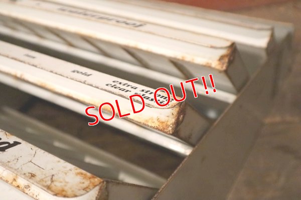 画像10: dp-230901-154 MYSTIC / PLASTIC COARTED CLOTH TAPE Vintage Metal Rack