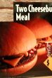 画像2: dp-230901-45 McDonald's / 1993 Menu Sign "Two Cheeseburgers Meal" (2)