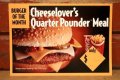 dp-230901-45 McDonald's / 1993 Menu Card "Cheeselover's Quarter Pounder Meal"