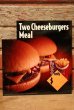画像1: dp-230901-45 McDonald's / 1993 Menu Sign "Two Cheeseburgers Meal" (1)