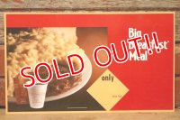 dp-230901-45 McDonald's / 1990's Menu Card "Big Breakfast Meal"