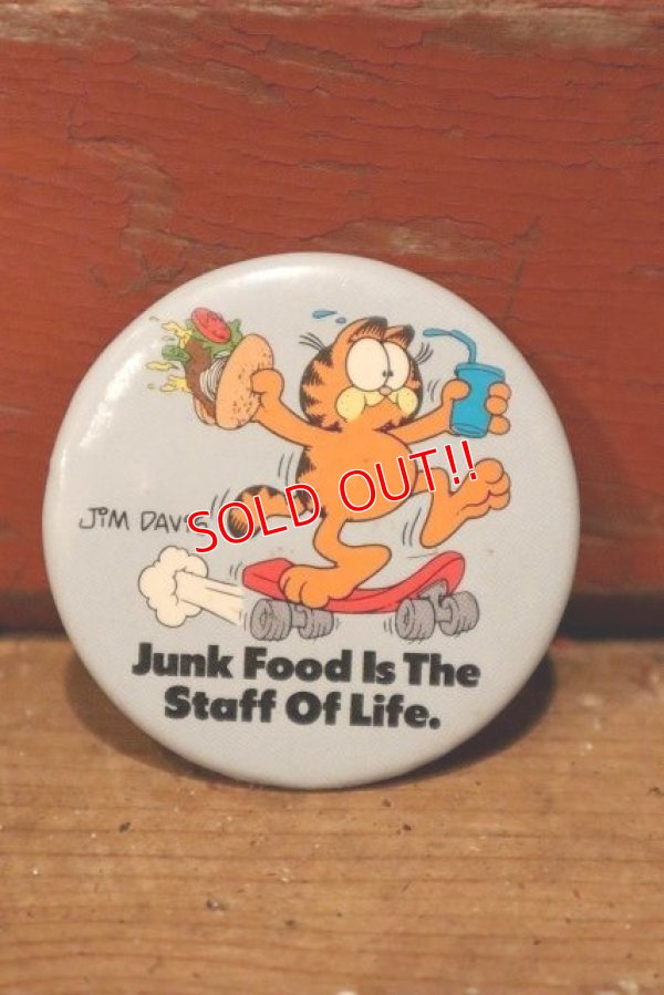 画像2: ct-230503-02 Garfield / 1980's Pinback Set