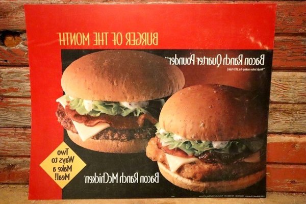 画像5: dp-230901-45 McDonald's / 1994 Translite "Bacon Ranch Quarter Pounder"