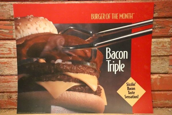 画像1: dp-230901-45 McDonald's / 1994 Translite "Bacon Triple"