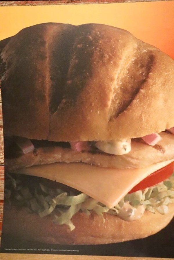 画像2: dp-230901-45 McDonald's / 1993 Translite "McGrilled Chicken Sandwich"