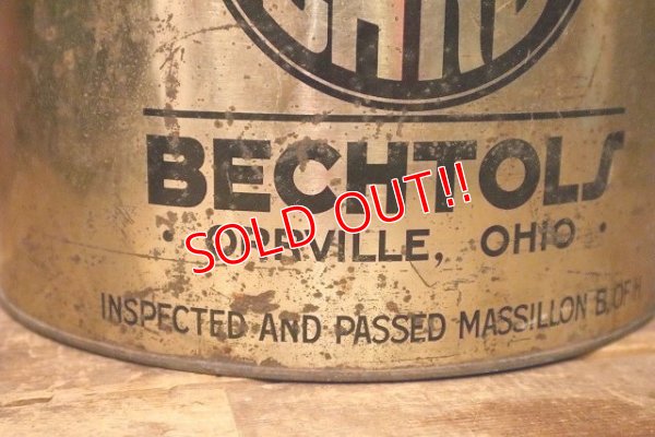 画像3: dp-231001-31 BECHTOLS PURE LARD 1940's-1950's Can 