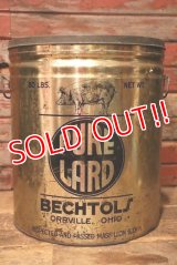 dp-231001-31 BECHTOLS PURE LARD 1940's-1950's Can 