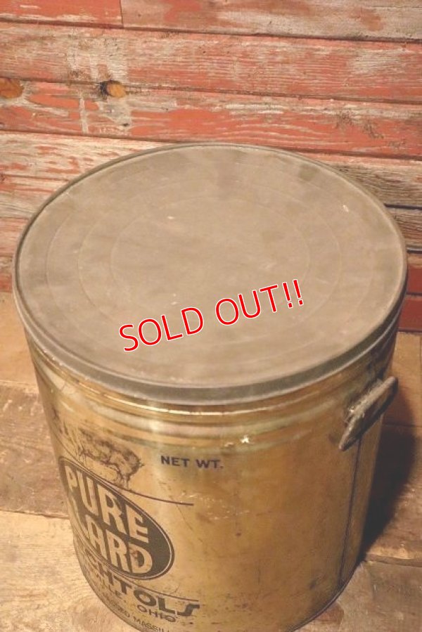 画像8: dp-231001-31 BECHTOLS PURE LARD 1940's-1950's Can 
