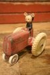 画像1: ct-231001-47 Mickey Mouse / SUN RUBBER 1940's Mickey's Tractor (1)