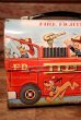 画像3: ct-231001-05 Walt Disney Character / ALADDIN 1969 FIRE FIGHTERS Metal Lunch Box