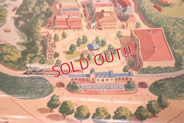 画像3: ct-231001-42 Disneyland / 1995 Park Map Tin Tray