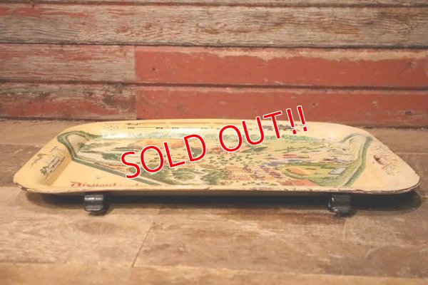 画像14: ct-231001-42 Disneyland / 1995 Park Map Tin Tray