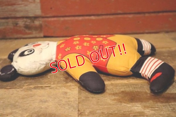 画像5: ct-231001-20 Vintage Panda Pillow Doll