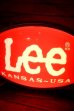 画像2: dp-230901-134 Lee / 1990's Store Display Lighted Sign (2)