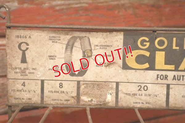 画像2: dp-230901-27 GOLDEN GRIP CLAMPS / Vintage Hook Display