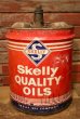 画像1: dp-230901-57 Skelly Quality Oil / 1970's 5 U.S.Gallons Oil Can (1)