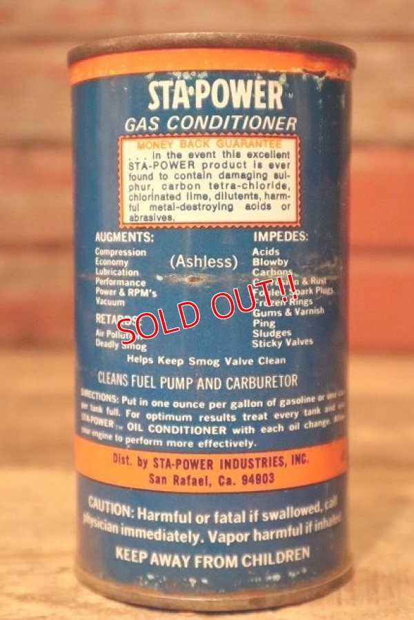 画像3: dp-230901-98 STA-POWER / Gas Conditioner 12 FL.OZ Can