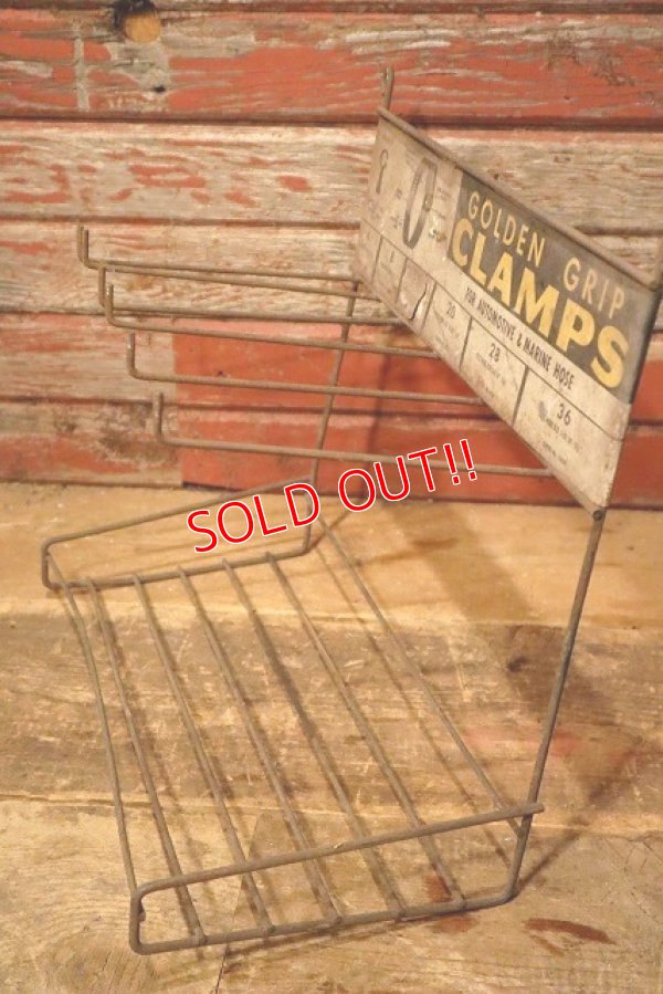 画像6: dp-230901-27 GOLDEN GRIP CLAMPS / Vintage Hook Display