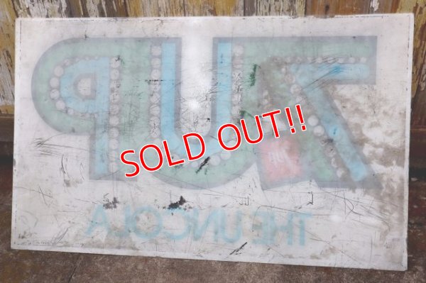 画像10: dp-231001-03 7up / 1970's-1980's Plastic Sign