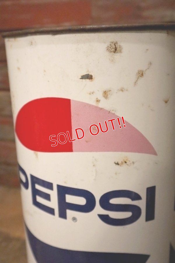 画像6: dp-231001-11 PEPSI COLA / 1960's-1970's Trash Can