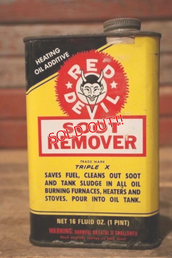 画像1: dp-231012-108 RED DEVIL / SOOT REMOVER CAN