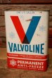 画像1: dp-231012-49 VALVOLINE / 1960's-1970's PERMANENT ANTI-FREEZE ONE U.S.GALLON CAN (1)