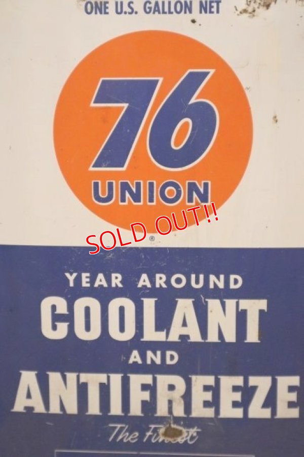 画像2: dp-231012-43 76 UNION / 1960's COOLANT AND ANTIFREEZE ONE U.S.GALLON CAN