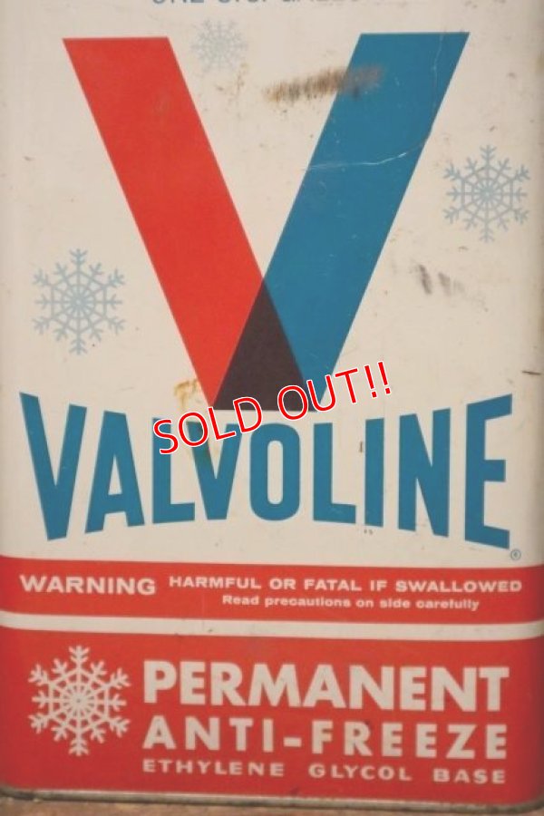 画像2: dp-231012-49 VALVOLINE / 1960's-1970's PERMANENT ANTI-FREEZE ONE U.S.GALLON CAN