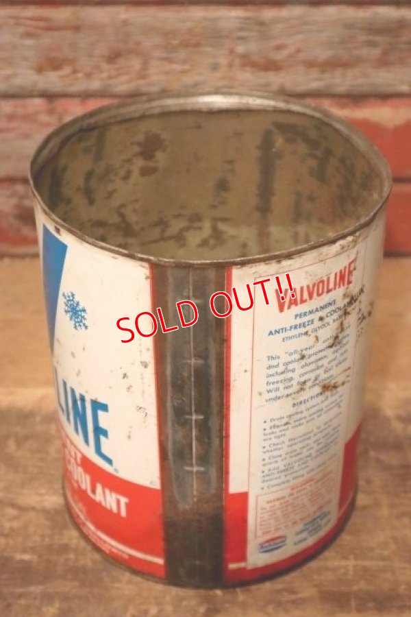 画像4: dp-231012-50 VALVOLINE / 1960's-1970's PERMANENT ANTI-FREEZE & COOLANT ONE U.S.GALLON CAN