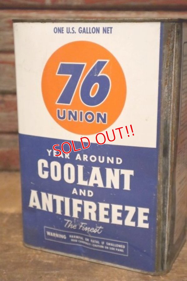 画像3: dp-231012-43 76 UNION / 1960's COOLANT AND ANTIFREEZE ONE U.S.GALLON CAN