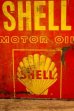 画像2: dp-231012-61 SILVER SHELL / 1950's TWO U.S.GALLONS MOTOR OIL CAN (2)