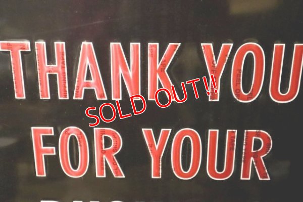 画像3: dp-231012-22 Kendall MOTOR OIL / 1980's Metal Sign "THANK YOU FOR YOUR BUSINESS"