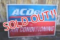dp-231012-134 AC Delco / "AIR CONDITIONING" Metal Sign