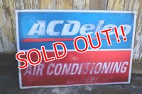 dp-231012-134 AC Delco / "AIR CONDITIONING" Metal Sign