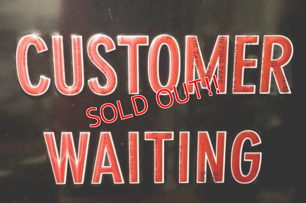 画像3: dp-231012-21 Kendall MOTOR OIL / 1980's Metal Sign "CUSTOMER WAITING AREA"